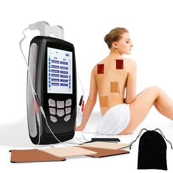 Миостимулятор Десетки 12-защитен Електрически EMS Акупунктурный масаж на тялото Цифрова Терапия, Апарат за отслабване Электростимулятор Здраве