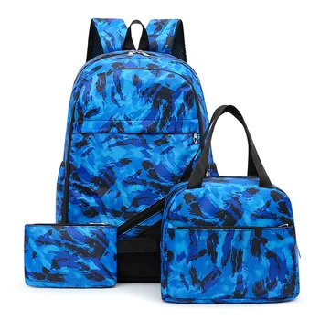 Набор от училищни чанти голям капацитет Камуфляжные училищни чанти за юноши, момичета, момчета, студентски пътни чанти, детски раници за подаръци
