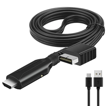 100 см HDMI-съвместим кабел-конвертор, подходящ за PS1/PS2 (480i / 480p / 576i) Кабел-адаптер за извеждане на видео/аудио