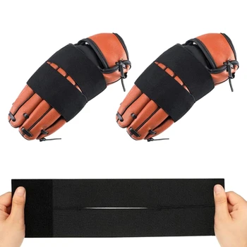 2 Бр за Многократна употреба Спортни ръкавици за бейзбол и софтбол с еластична лента, Бейзболна Ръкавица, Амбалажна лента, Аксесоари за бейзболни ръкавици