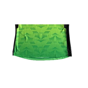 245. Дизайнерски футболни тениски-зелено/жълто/черно с бродерия по-високо качество на Европейския размер XS-XXL