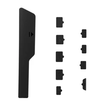 9 бр./компл. Гума Прахоустойчив Включете Прахоустойчив Щекер за Игрова Конзола PS 5 Прахоустойчив Калъф За Защита От Прах LAN Type-C USB Direct за Доставка