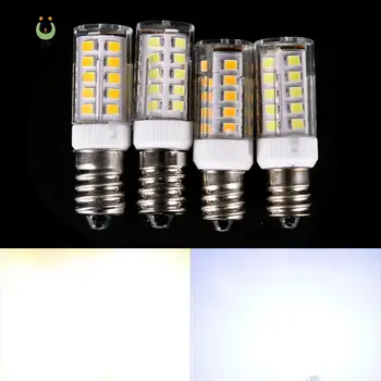 E12/ E14 Мини-Led Полилей, с Регулируема Яркост, Прожектор За Хладилник, Лампа за Хладилник