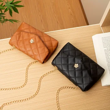 Бродирана чанта за мобилен телефон с появата на кант за жени, чанта през рамо, корейската версия на чанти за отдих на открито, чанта през рамо, женствена чанта