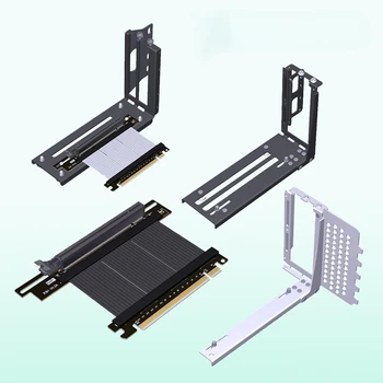 Бяла Видео карта PCI-E x16 ATX Graphics Вертикална Стена на База на Графичния Процесор Универсално Закрепване на PCI E Stent Поставка-Държач за PC на Корпуса