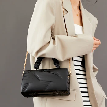 Висококачествени дамски малки чанти, чанта-кутия, модни дамски чанти-незабавни посланици на веригата през рамо за жени, ежедневни дамски нова чанта през рамо
