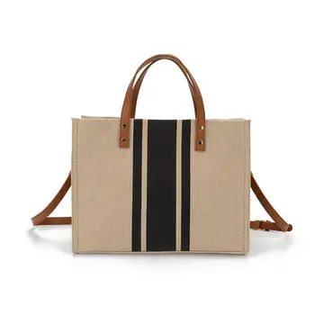 Дамска чанта-тоут шарени, ръчно лятна голям холщовая чанта за багаж, външна чанта-месинджър през рамо, бизнес ежедневна чанта