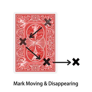 Знак Х се Движи и изчезва магически Трикове се Появяват и изчезват Трюковые Илюзии Card Магически Подпори отблизо Градинска магическа Класика