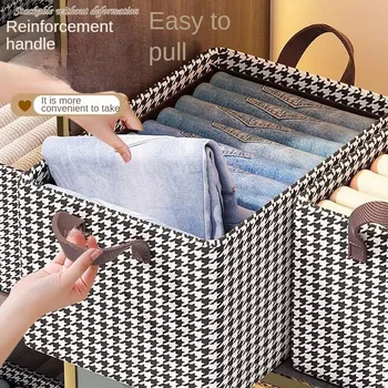 Идеални организаторите, за вашата дрехи за дома: стилна кутия за съхранение на панталони в клетка
