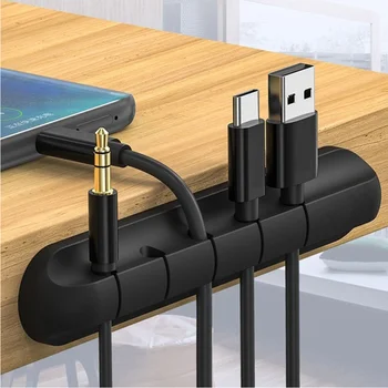 кабелен мениджър с дупка за кабел 1/3/5/7 многофункционален кабел мениджър с USB-кабел, стационарен център, инструменти за живота