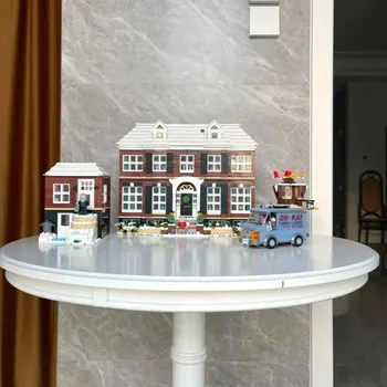 Класически Филм 3955шт Moc 21330 Home Alone House Set Модел Строителни Блокове, Тухли Забавни Играчки За Момчета Детски Коледни Подаръци