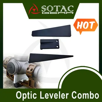 Комбиниран оптичен выравниватель SOTAC, лесен за използване инструмент за пръстени или цели планини, 3 бр.