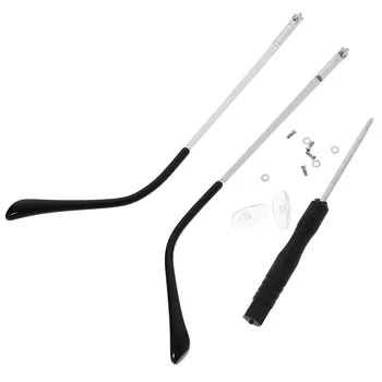 Комплект за ремонт точки Подмяна на слънчеви очила Извити крака ръкохватка Детайли метална рамка