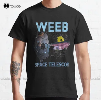 Космически Телескоп Джеймс Уэбба Jwst Galaxy Класическа Тениска, Риза За Учители, Улични Прости Ежедневни Тениски Vintag Xs-5Xl, Подарък Към Поръчката