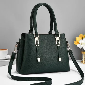 Красива проста женска чанта с голям капацитет, популярна чанта през рамо Tide 2023, модерна и луксозна дамска чанта