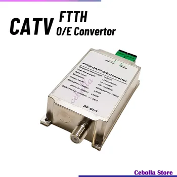Мини Приемник CATV Оптични FTTH-Оптичен Възел WDM Радиочестотни Конвертор Триплексер Минирежимный Вътрешен AGC 1310 нм/1490 нм/1550 nm, Без захранване