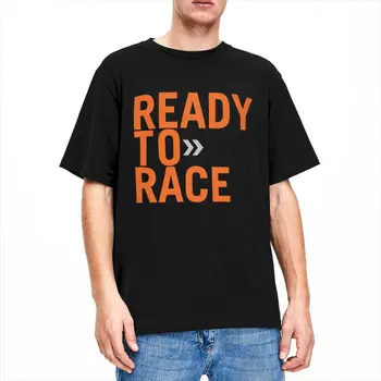 Мотокрос Ready To Race Ендуро Merch Shirt for Men Women Moto Sport Racing Готина Тениска От 100% Памук Кръгло Деколте