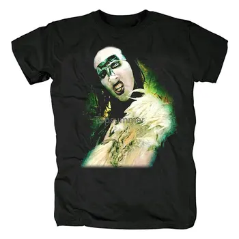 Мъжка тениска с къс ръкав, рок тениска Мэрилина Менсън, женски хип-хоп риза (1)