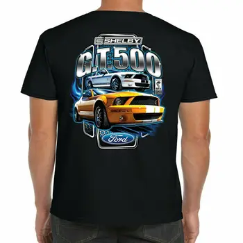 Мъжки t-shirt Ford Mustang Carroll Shelby American GT 500 Muscle Super Car