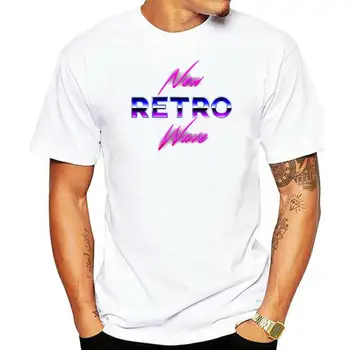 Мъжки t-shirt New Retro Вълна 80-те години, тениска с принтом, тениски-тениски