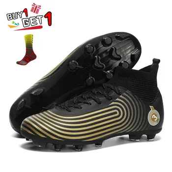 Мъжки футболни обувки Младежки футболни обувки Професионални футболни обувки Antski Football TF/FG Градинска Дишаща футболна Унисекс обувки