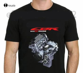 Нов Hon Cbr 600 Rr Cbr 600Rr Мотоциклет Двигател Съвременен Стил С 3D Принтом Мъжки t-shirt Homme Summer Make Тениски, Дамски Ризи