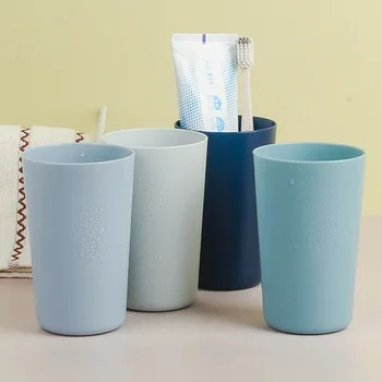 Нова мода популярна пластмасова чаша за миене на съдове от полипропилен, креативна двойка, чаша за високо качество, удобна чаша за четка за зъби, домакински,