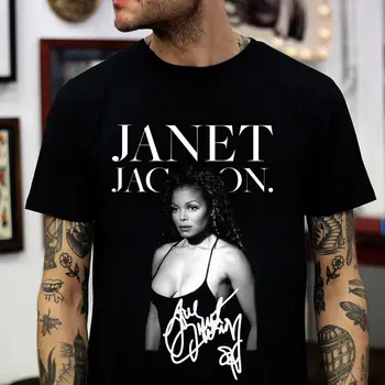 Нова популярна риза Janet Jackson 2023, подарък за феновете, унисекс, риза всички размери 1N402 с дълъг ръкав