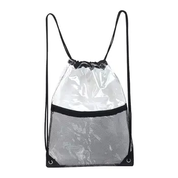 Прозрачната чанта от съвсем малък отзад, чанти-замазка с предно мрежесто джоб с цип, водоустойчив