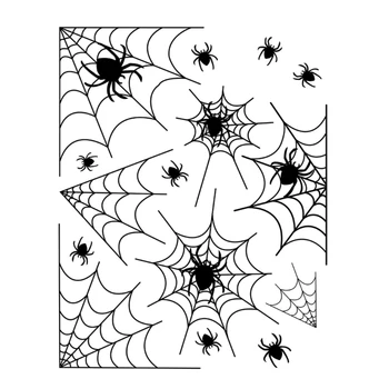 Стикер за стена под формата на паяжината на Хелоуин, декор за ужасна тематични партита, аксесоари за украса на дома рожден ден на коледната партита