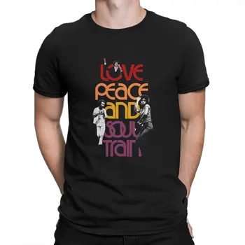 Тениска Love Peace в стил хип-хоп, ежедневни тениска на Soul Train, хит на продажбите, стоки за възрастни