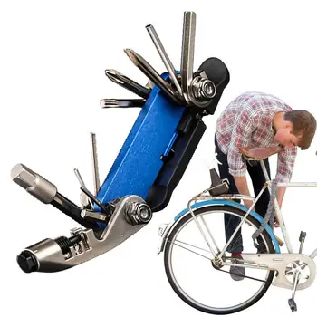 Шестограмен муфа ключ Шестограмен ключ Многофункционална сгъваема шестостенни отвертки Инструменти за ремонт на велосипеди Отвертки Монтаж на мебели